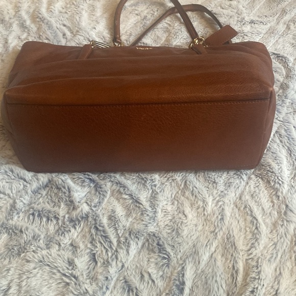 - Coach Brown Leather East West Madison Tote Bag - Picture 8 of 10